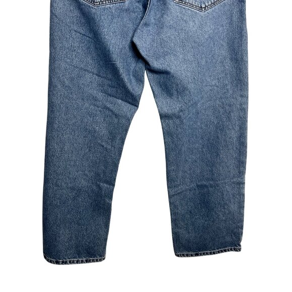 Calvin Klein Mens Classic Fit 100% Cotton Jeans Size 36 Double Stone Wash Denim - Picture 9 of 16